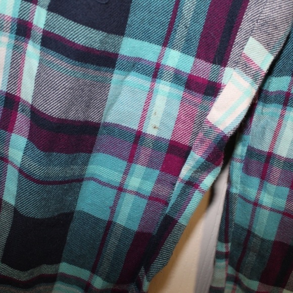 NAUTICA Sleepwear Plaid Multi-Colored Pajama Bottoms 100% Cotton - Size Small - Picture 7 of 8